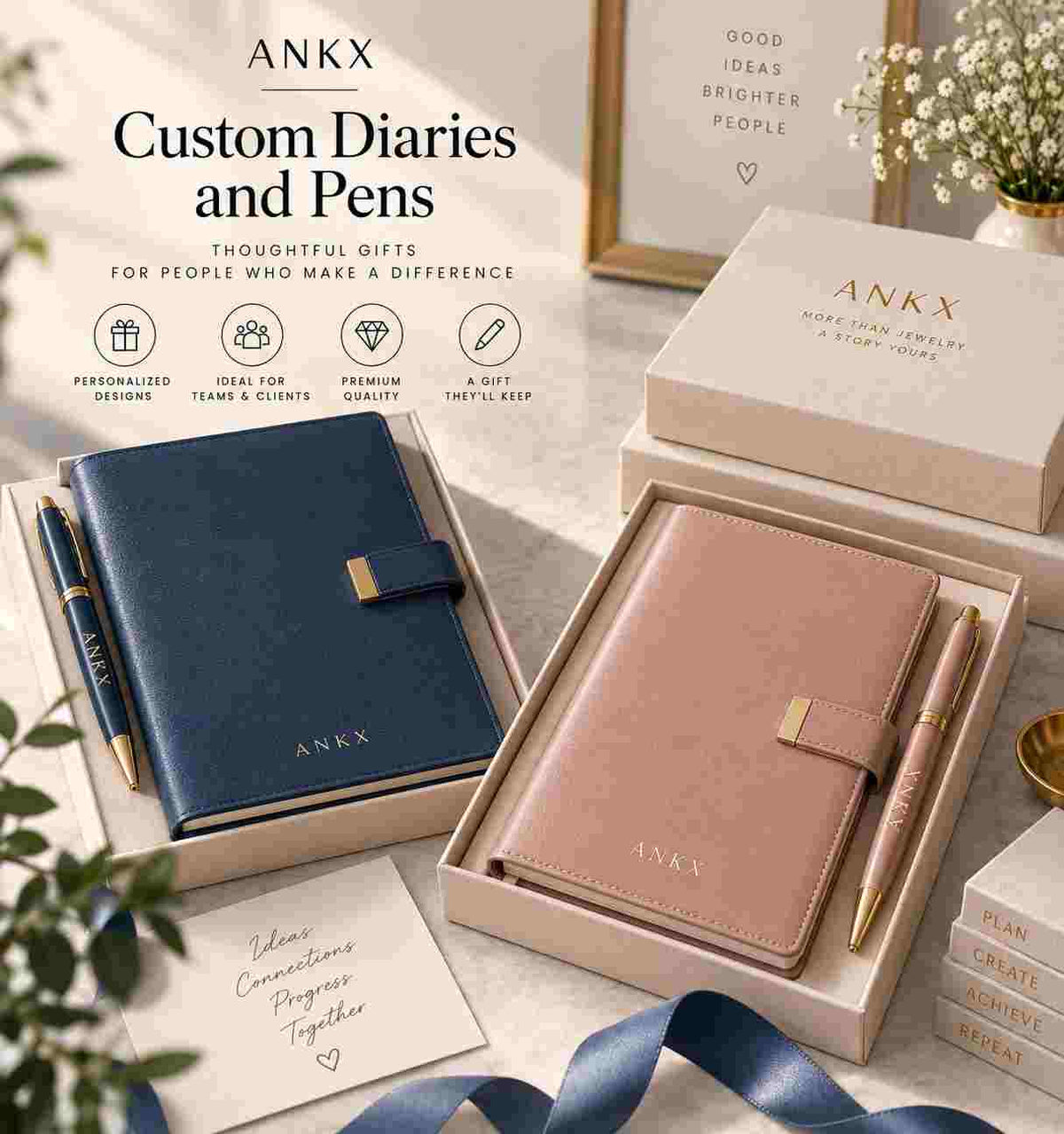 Custom Diaries and Pens: Thoughtful Corporate Gifts for Every Occasion