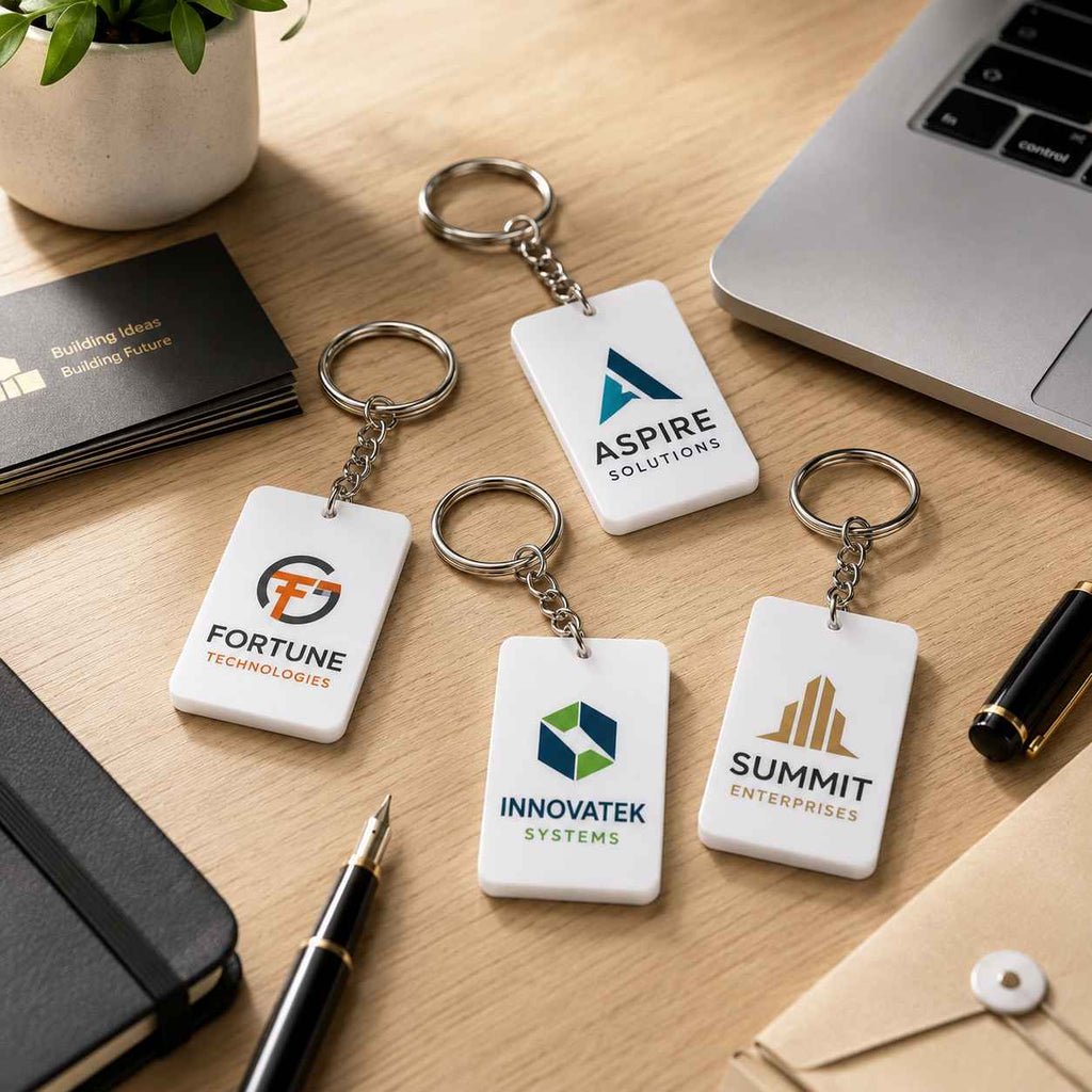 custom bulk logo keychain brand marketing ankx acrylic