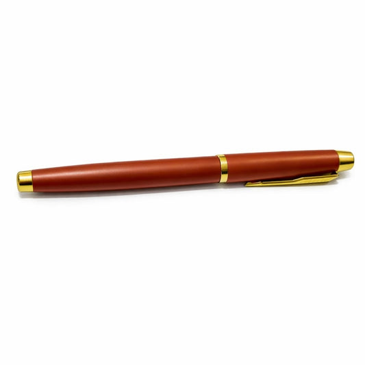 Custom Logo Brown Gold Metal Pen Bulk Supplier India for Corporate Gifting