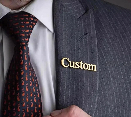 Custom Name Brooch Bulk Supplier India for Corporate Gifting