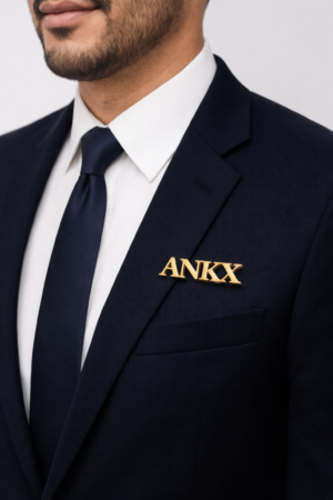 Custom Name Lapel Pin Gold Metal Bulk Supplier ANKX India