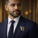 Initial Letter Lapel Pin Gold Metal Bulk Supplier ANKX India